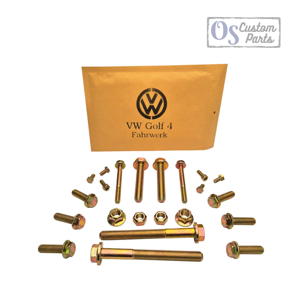 VW Golf 4 Schrauben Vorderachse Hinterachse gelbverzinkt